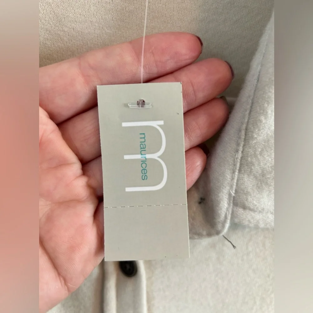 NWT Maurices Ombré Long Sleeve Button Down Size 1X - Picture 6 of 6